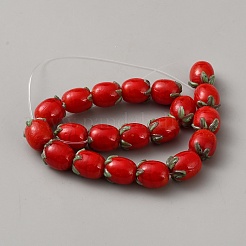 Handmade Lampwork Enamel Beads&nbsp;LAMP-CJC0009-04A