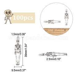 100Pcs Tibetan Style Alloy Pendants&nbsp;FIND-AR0002-12