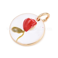 304 Stainless Steel Enamel Pendants&nbsp;STAS-L312-03G-03