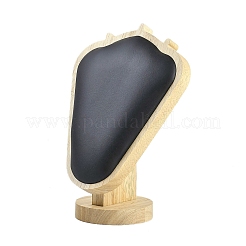 Bust Shaped PU Leather Necklace Display Stands&nbsp;NDIS-C005-02A