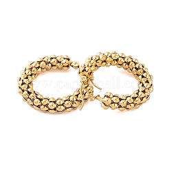 Ion Plating(IP) 304 Stainless Steel Hoop Earrings for Women&nbsp;EJEW-P279-17A-G