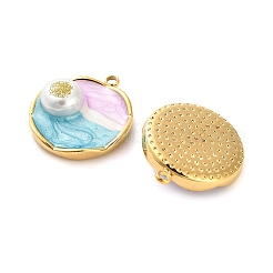 304 Stainless Steel Enamel  Pendants&nbsp;STAS-B084-06G-03