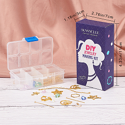 DIY Star & Moon Earring Making Kits&nbsp;DIY-SC0013-57