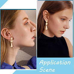 20Pcs Brass Stud Earring Findings&nbsp;KK-BBC0022-81