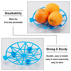 8Pcs 2 Colors Round Plastic Bracket&nbsp;DIY-GA0002-24
