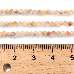 Heated Natural Citrine Beads Strands&nbsp;G-RM2025-05B-2mm