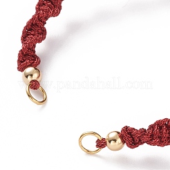 Adjustable Polyester Braided Cord Bracelet Making&nbsp;AJEW-JB00848-05