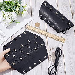 Adjustable PU Leather Cord Bracelet with Wax Cord&nbsp;AJEW-WH0415-24B
