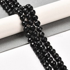 Natural Black Tourmaline Beads Strands&nbsp;G-K345-A04-01