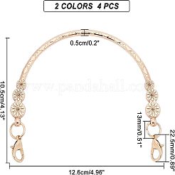 4Pcs 2 Colors Iron Bag Handle&nbsp;FIND-FH0001-97