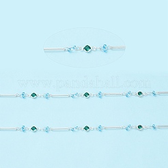 Brass Oval & Ring Link Chains&nbsp;KK-F862-53S