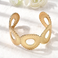 304 Stainless Steel Cuff Bangles&nbsp;BJEW-P368-10G