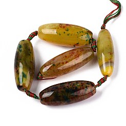 Dyed Natural Agate Beads Strands&nbsp;G-T142-02