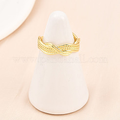 Brass Cuff Rings for Women&nbsp;RJEW-Z113-03G