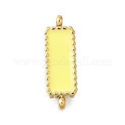 304 Stainless Steel Enamel Rectangle Connector Charms&nbsp;STAS-H233-08G