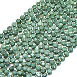 Natural Dyed White Jade Beads Strands&nbsp;G-C116-A51-02