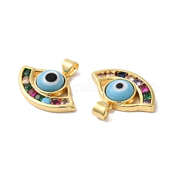 Handmade Evil Eye Lampwork Pendants&nbsp;LAMP-E034-01G-04