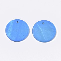 Spray Painted Freshwater Shell Pendants&nbsp;SHEL-S276-40A