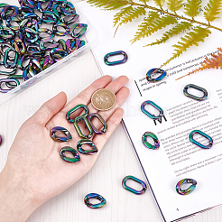 100Pcs 2 Style Acrylic Linking Rings&nbsp;OACR-PH0001-68