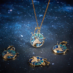 6Pcs Rack Plating Brass Micro Pave Cubic Zirconia Pendants&nbsp;KK-BBC0003-16