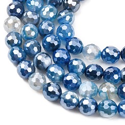 Natural Banded Agate Beads Strands&nbsp;G-B191-A02-6mm