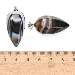 Natural Banded Agate Pendants&nbsp;GG-K002-16D