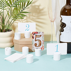 24Pcs Column Wood Note Pad Holder&nbsp;AJEW-BC0009-95B