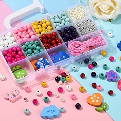 DIY Wood Jewelry Set Making Kit&nbsp;DIY-YW0005-58