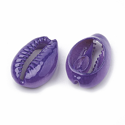 Natural Cowrie Shell Beads&nbsp;X-SHEL-T007-74B