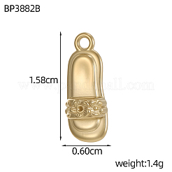 304 Stainless Steel Pendants&nbsp;STAS-OY011-52G