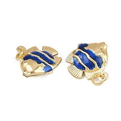 Brass Enamel Fish Pendants&nbsp;LS-KK-I377-05G-A01