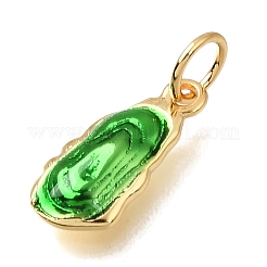 Brass Enamel Pendants&nbsp;KK-G605-12G-04