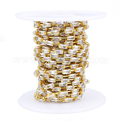 Rectangle Cubic Zirconia Strass Chains&nbsp;CHC-N020-06