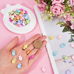 100Pcs Spray Painted Alloy Beads&nbsp;FIND-SC0011-20