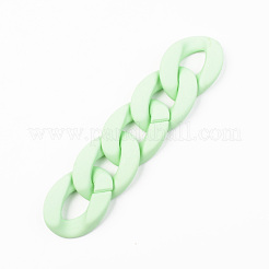 Opaque Spray Painted Acrylic Linking Rings&nbsp;OACR-T024-01-I06