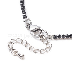 Natural Black Spinel Beaded Bracelets&nbsp;BJEW-JB09390-02