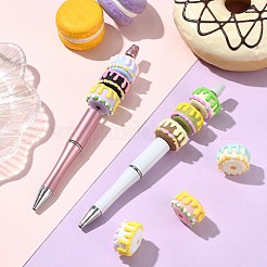 9Pcs 9 Colors Opaque Acrylic Beads&nbsp;OACR-CJ0002-63