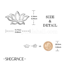 Rhodium Plated 925 Sterling Silver Stud Earrings&nbsp;JE794A