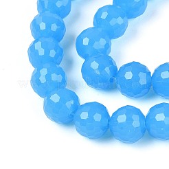 Imitation Jade Glass Bead Strands&nbsp;GLAA-R095-J10mm-01