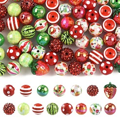 29Pcs 8 Styles Opaque Acrylic Beads&nbsp;MACR-YW0004-80