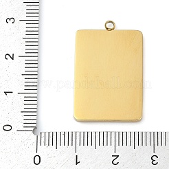 304 Stainless Steel Rhinestones Pendants&nbsp;STAS-D306-01G-B