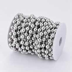 304 Stainless Steel Ball Chains&nbsp;CHS-F009-01J-P