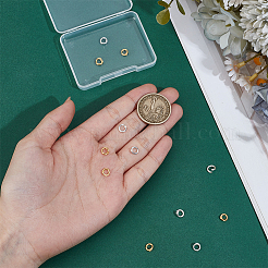 12Pcs 2 Styles 925 Sterling Silver Open Jump Rings&nbsp;STER-PH0004-62