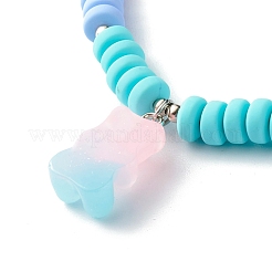 Polymer Clay Beaded Necklaces&nbsp;NJEW-JN03585-05