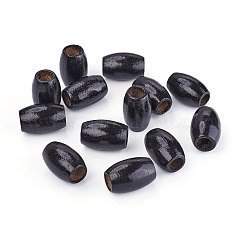 Dyed Barrel Natural Wood Beads&nbsp;WOOD-CD0001-11
