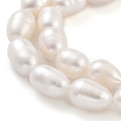 Natural Cultured Freshwater Pearl Beads Strands&nbsp;PEAR-P062-10C