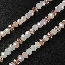 Electroplate Glass Beads Strands&nbsp;EGLA-YW0002-D09