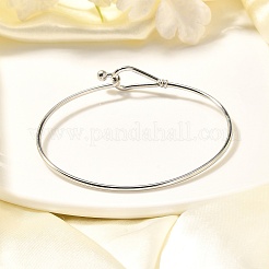 Tarnish Resistant 304 Stainless Steel Bangles&nbsp;STAS-S053-26