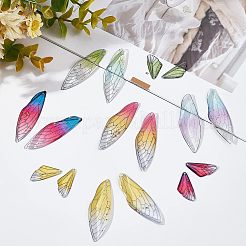 20Pcs 10 Style Transparent Resin Pendants&nbsp;RESI-NB0001-80