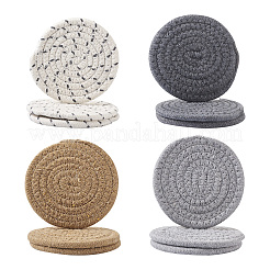12Pcs 2 Style Cotton Thread Weave Hot Pot Holders&nbsp;AJEW-MP0001-33
